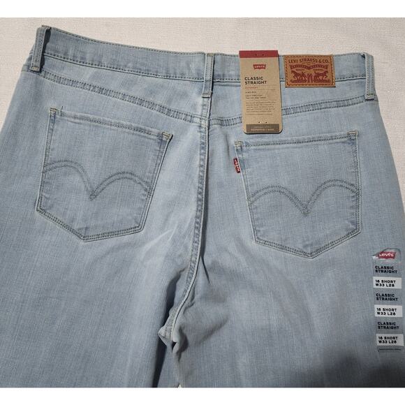 Levi's classic straight women's waist 33'' length 28'' - Picture 6 of 7